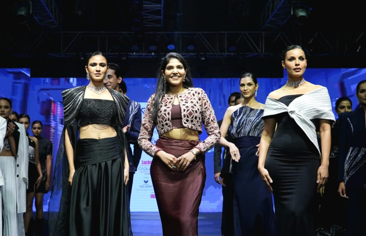 Orthodox Design collection on the runway at Times Fashion Week