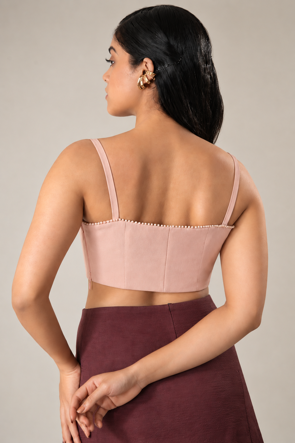 Bustier Corset – Trinitaria - Blush Pink