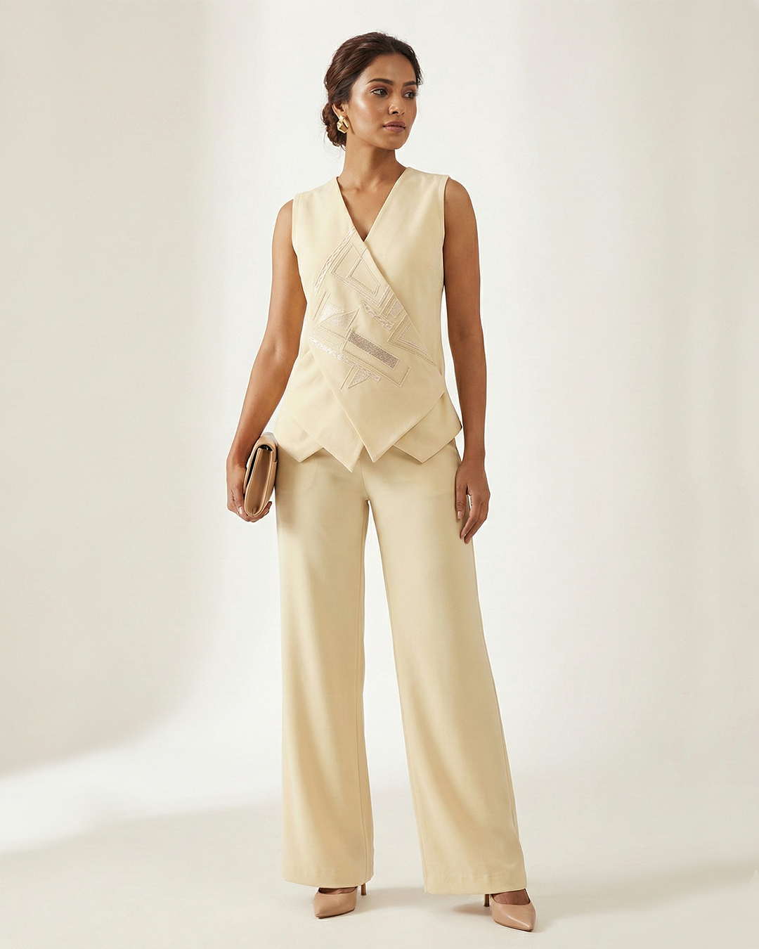 Wraparound Waistcoat – Élan - Yellow