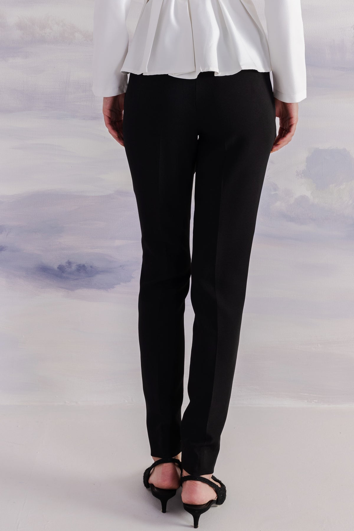 Straight Fit Trousers – Aurelian - Black
