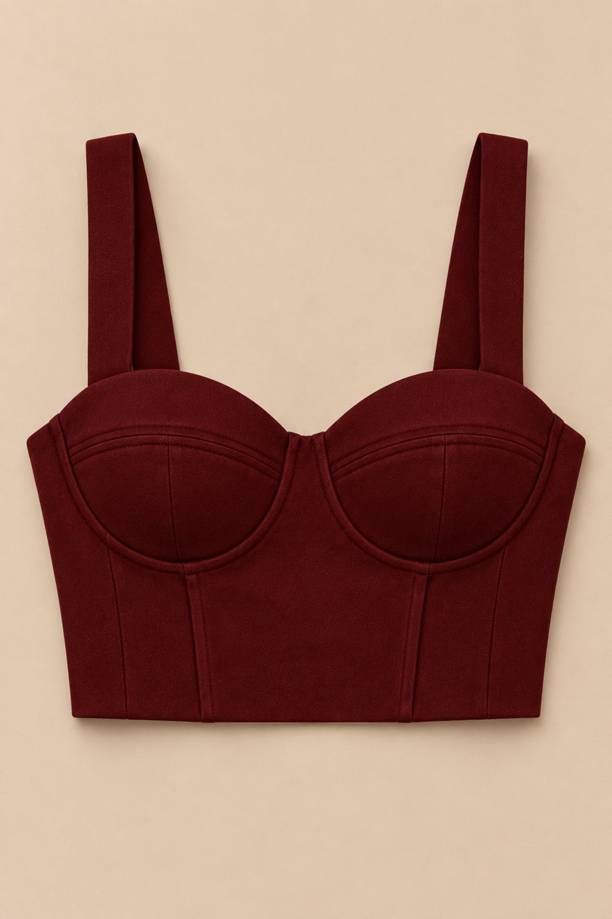 Sweetheart Neck Bustier – Opus - Oxblood
