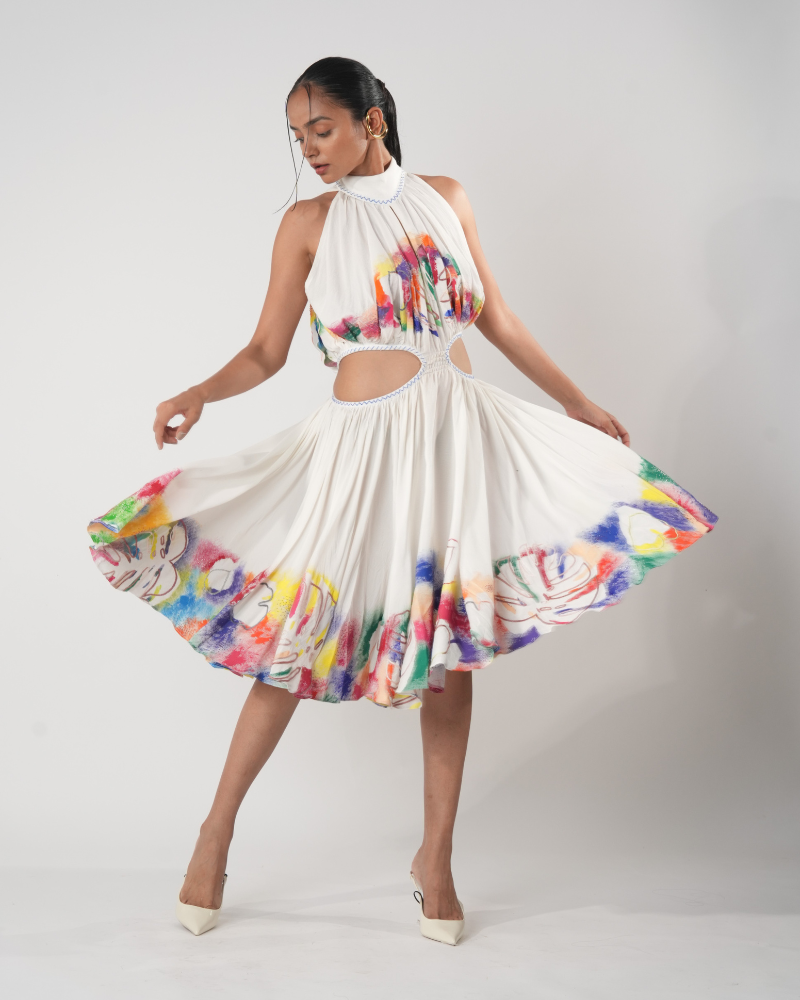 Whimsi Art Swing Dress