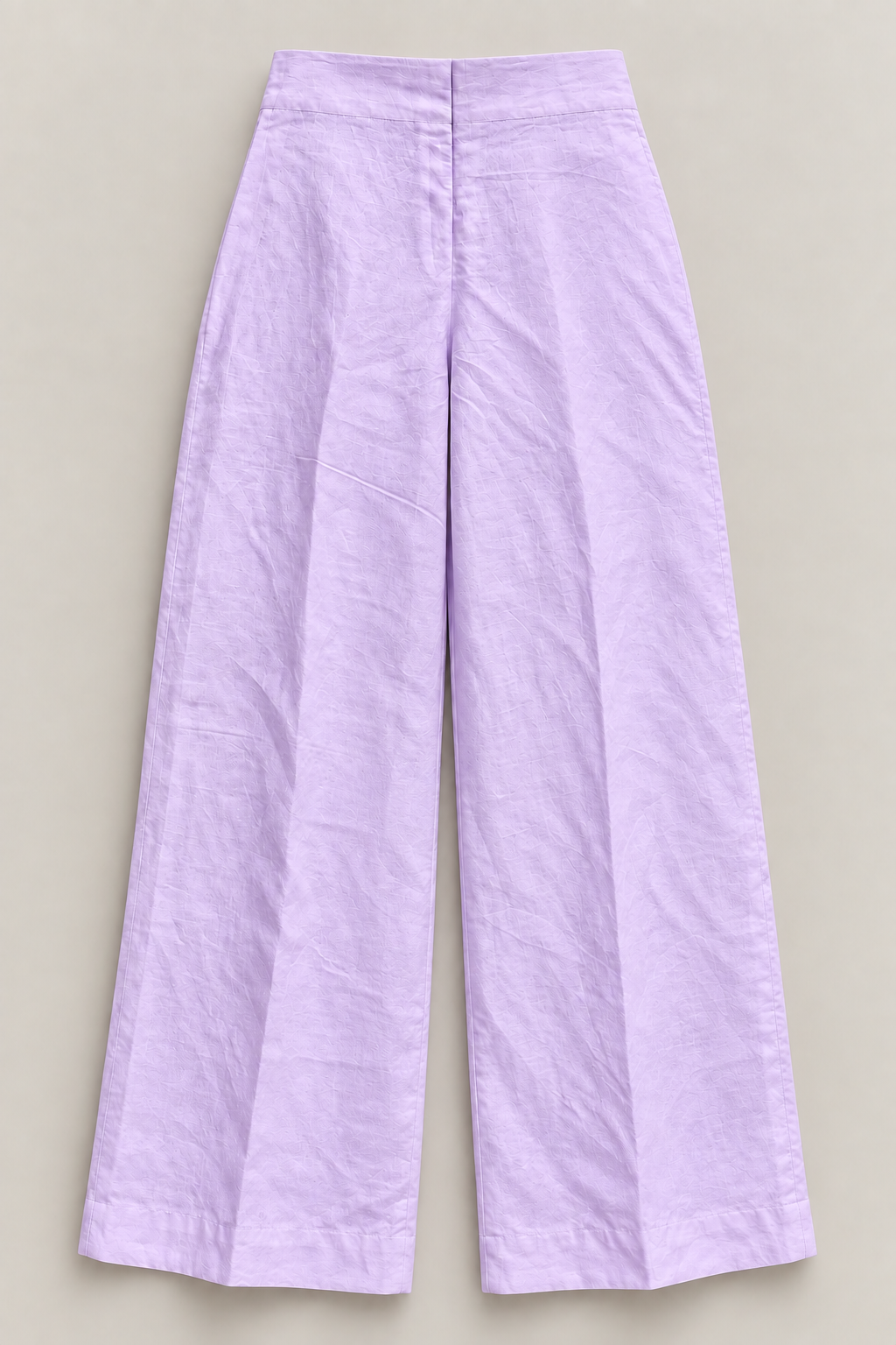Plain Wide-Leg Trousers – Reclaim - Lilac