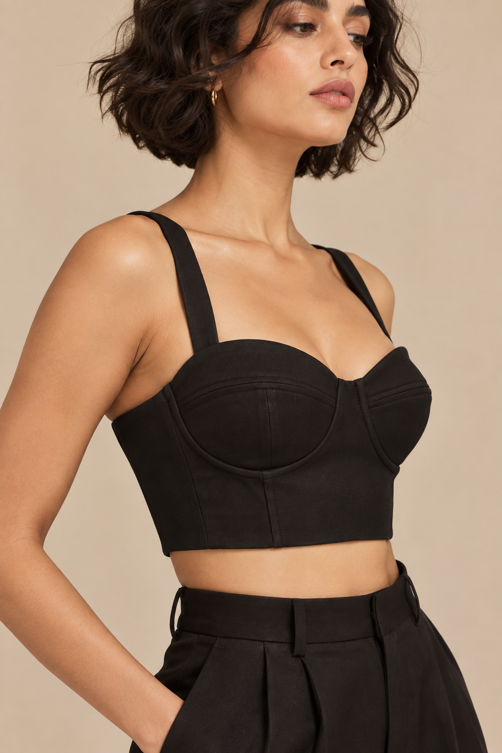 Sweetheart Neck Bustier – Opus - Black