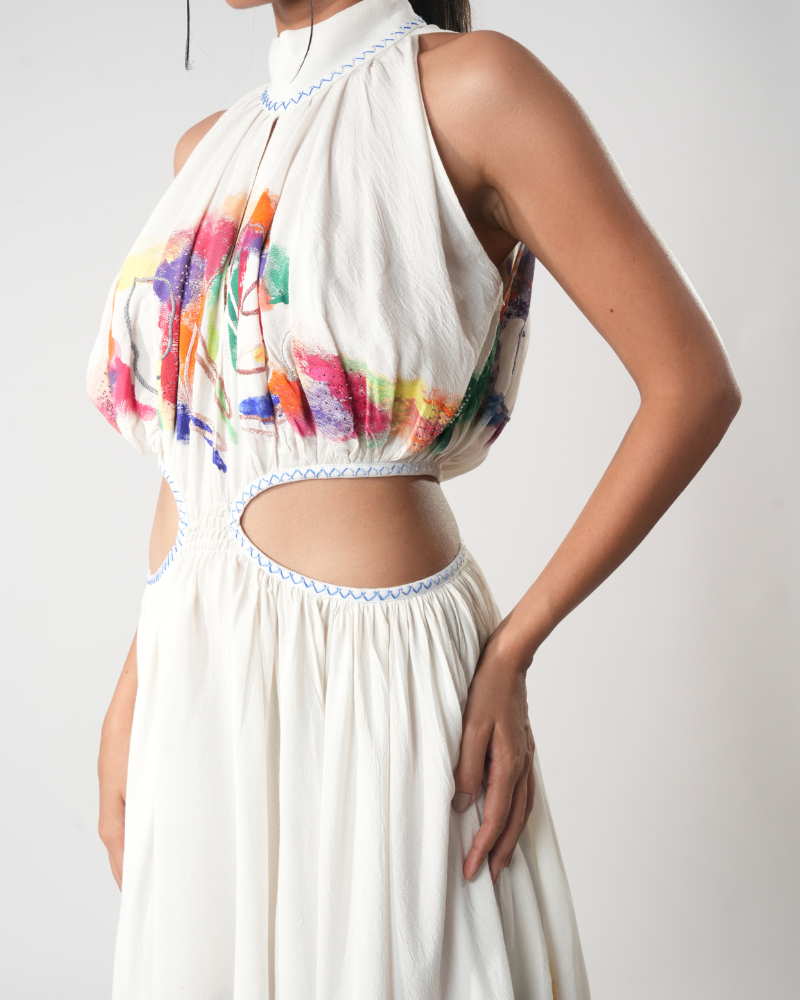 Whimsi Art Swing Dress