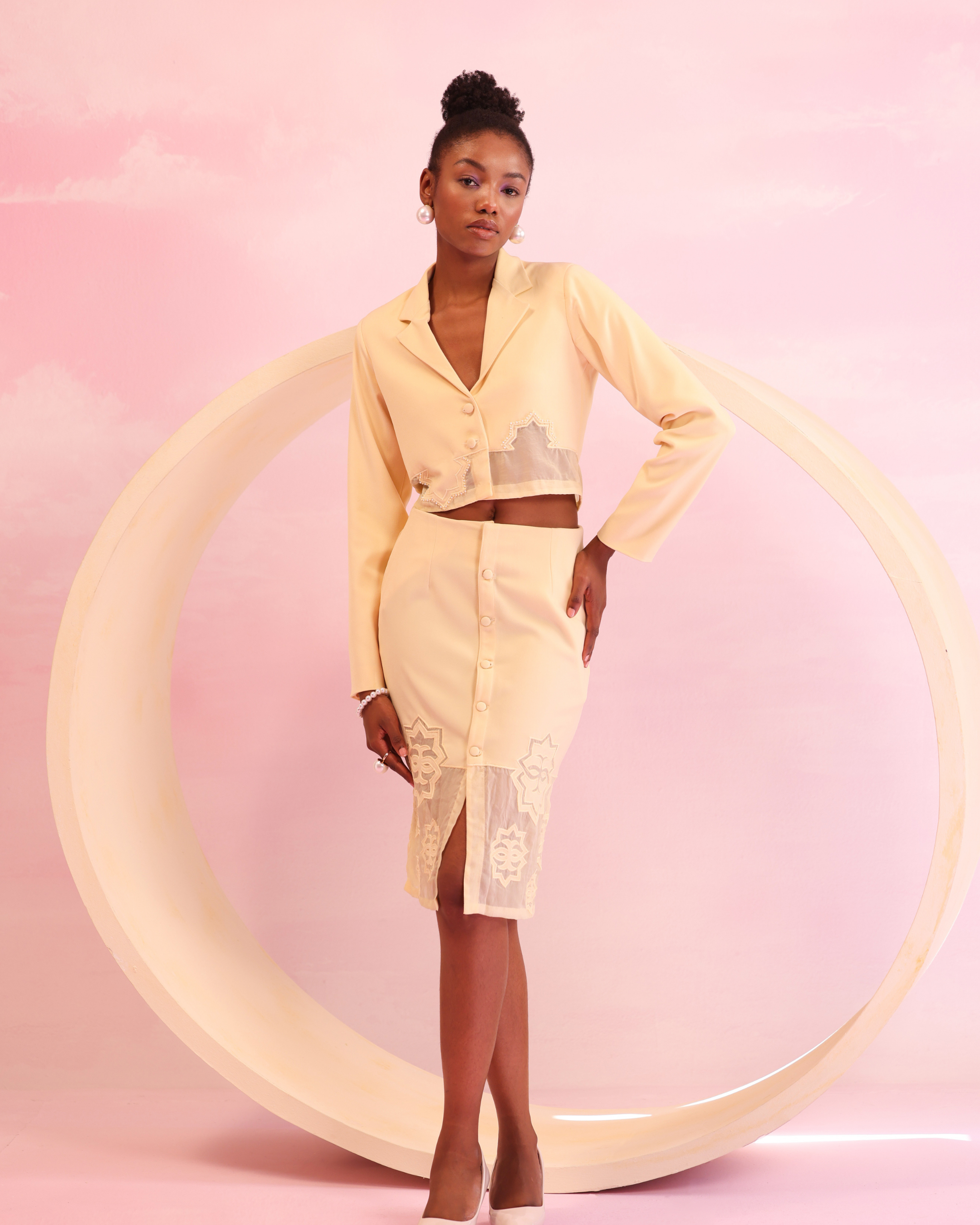 Orthodox | Garden Etch Pencil Skirt