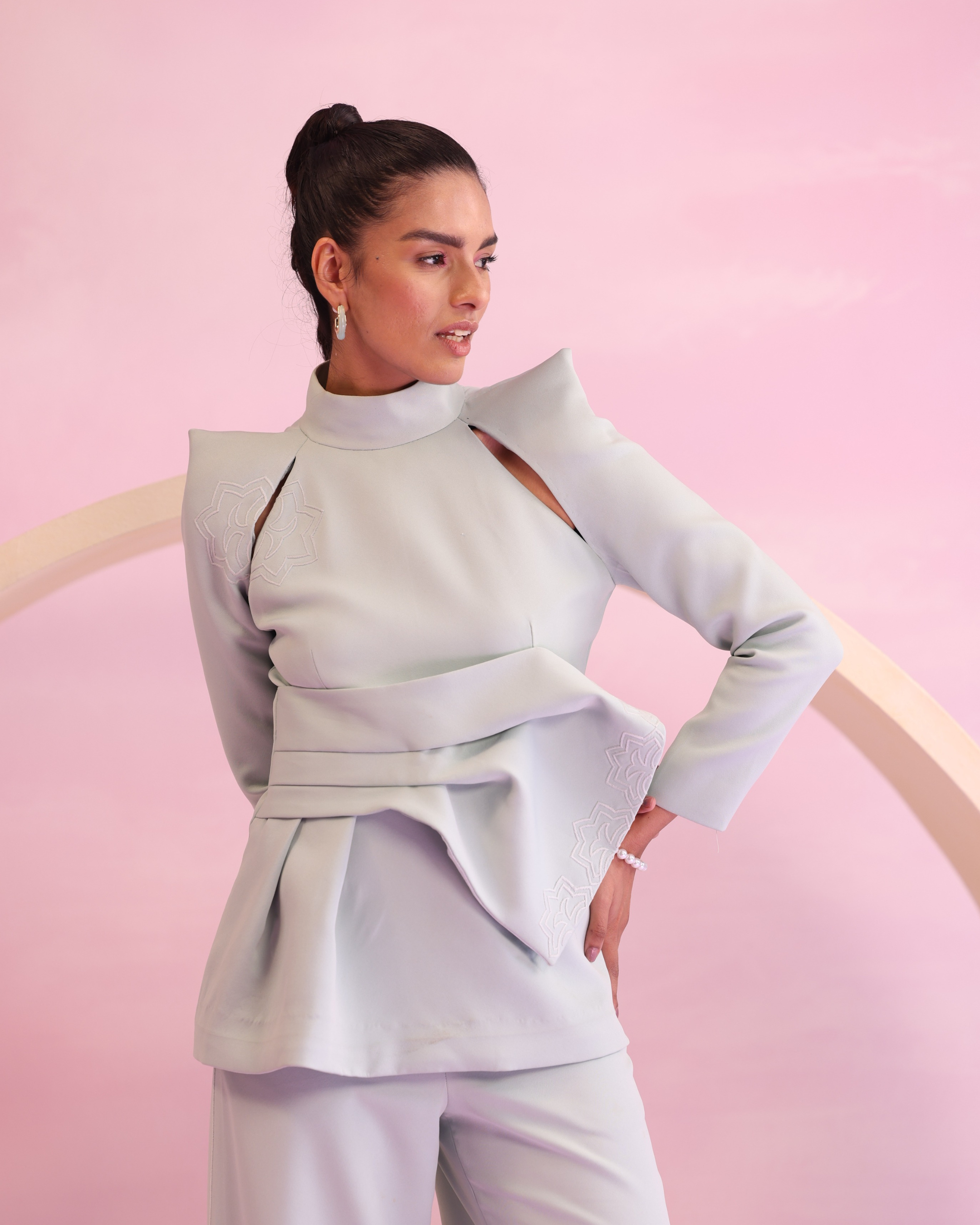 Petal Bow Blazer