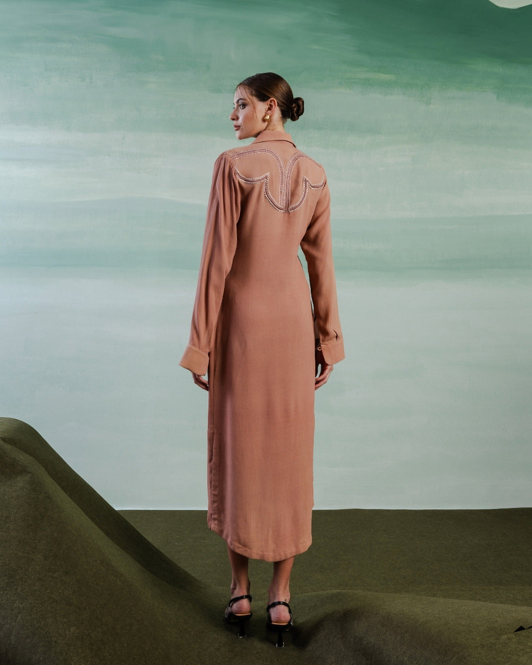 The Imperial A-Line Dress with Side Slits