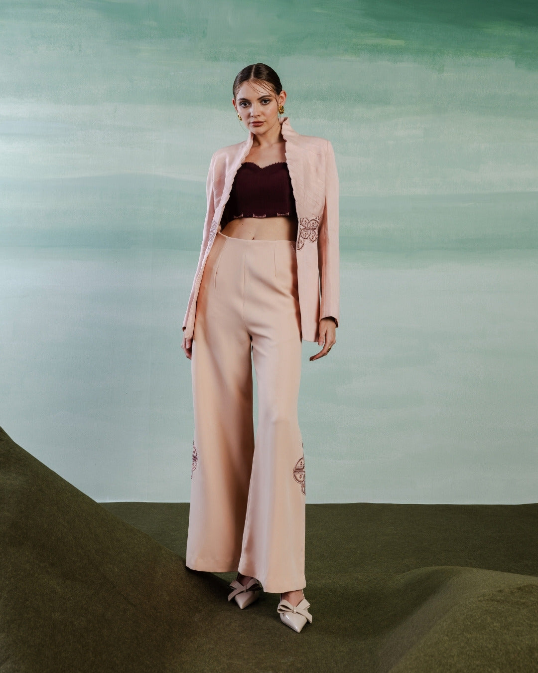 Imperium Elegante Flared Trousers