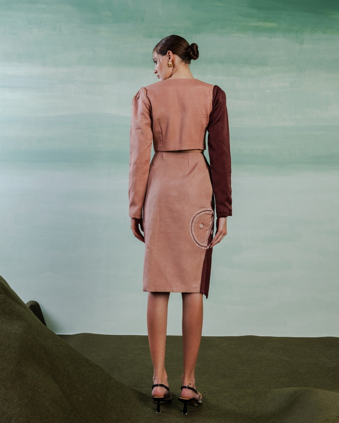 Orthodox | Aurelia Eleganza Embroidered Slit Skirt