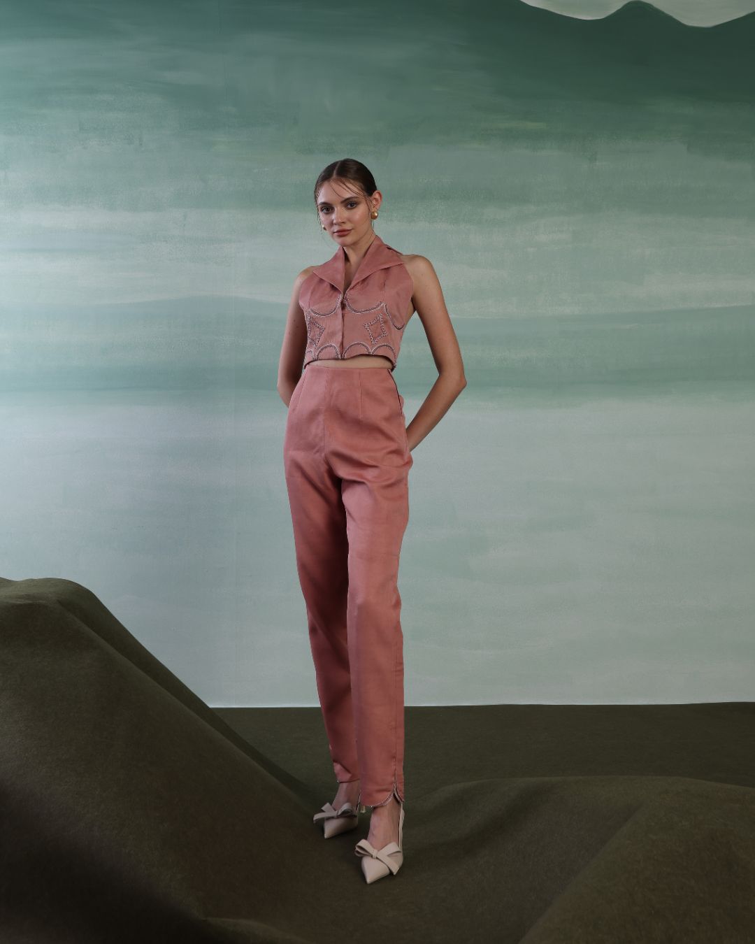 Orthodox | Romanesque Elegance Straight Fit Trousers