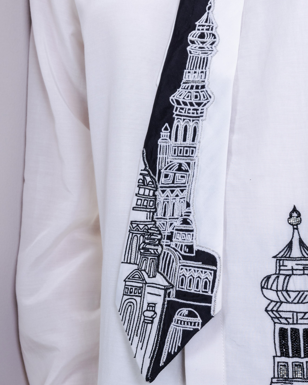The Aurelian Embroidered Tie