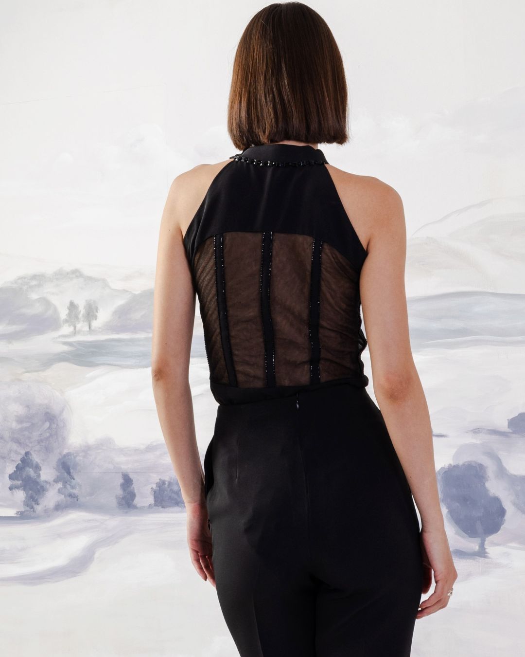 Greek -Ish Corset Bodysuit