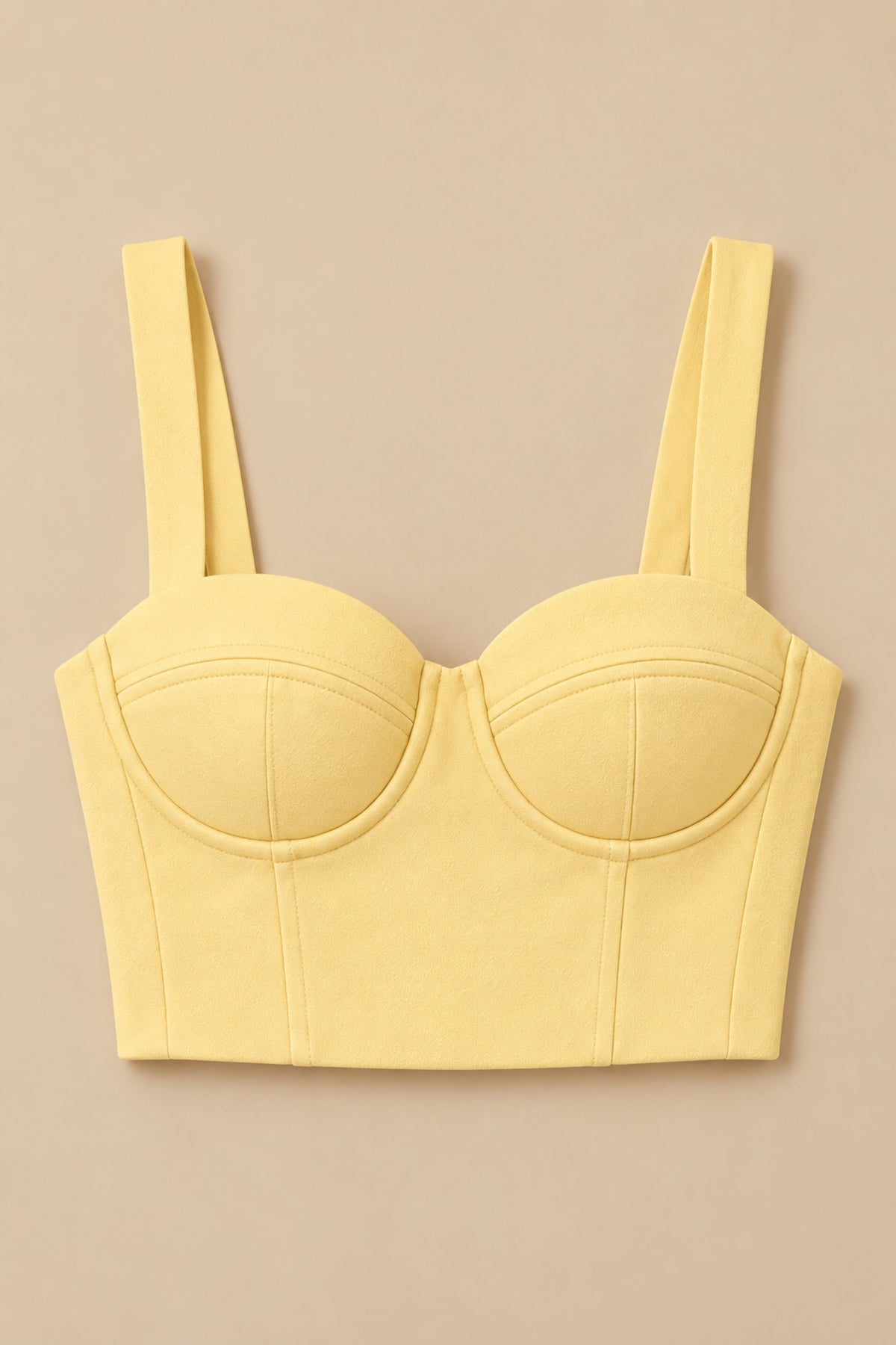 Sweetheart Neck Bustier – Opus - Buttery Yellow