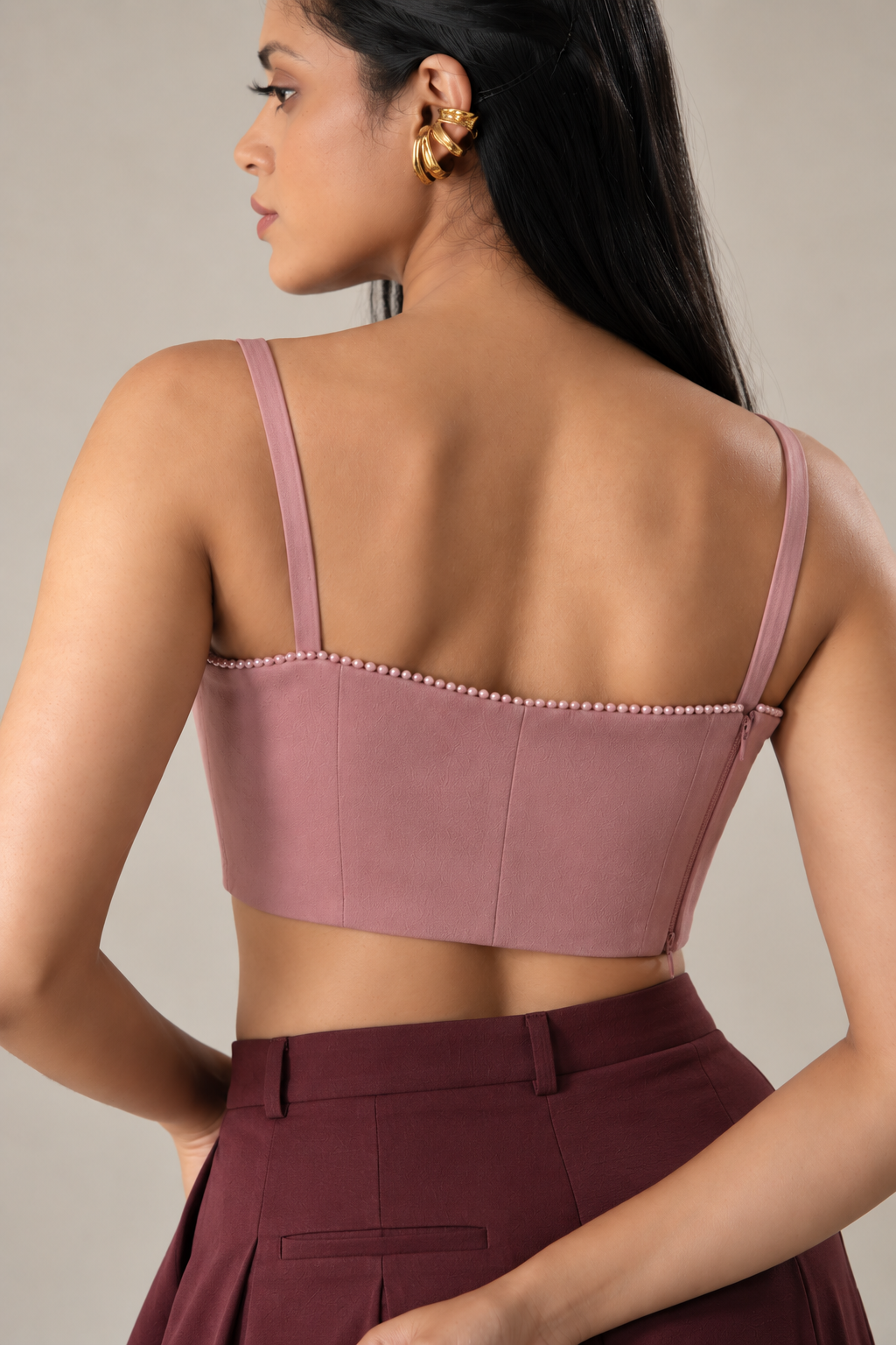 Bustier Corset – Trinitaria - Mauve