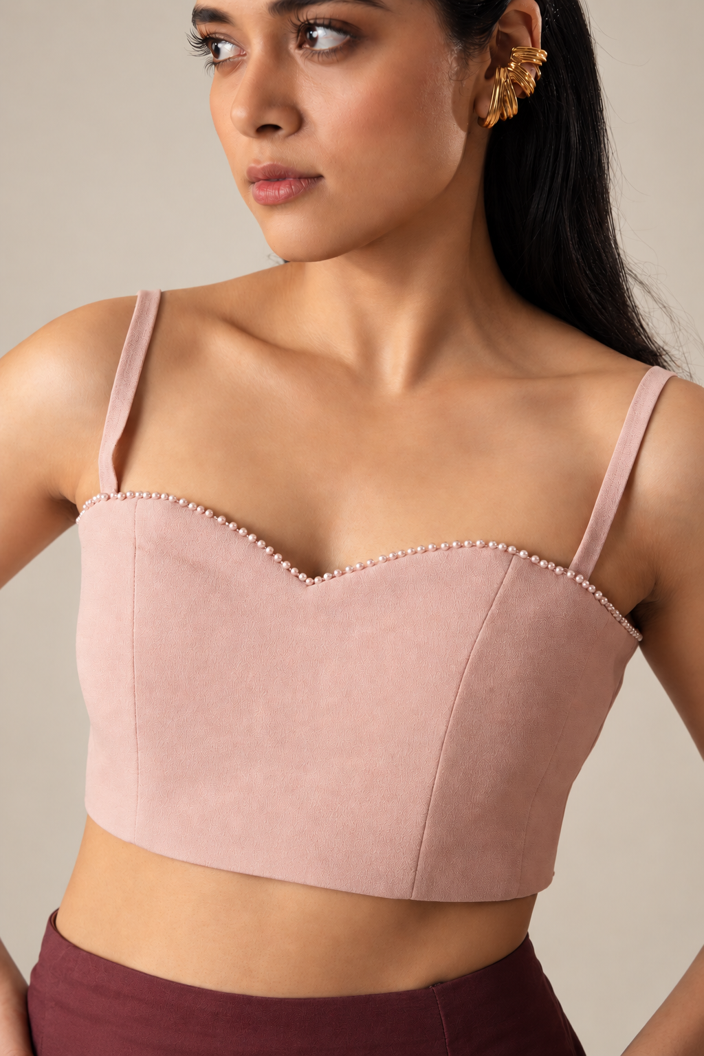 Bustier Corset – Trinitaria - Blush Pink