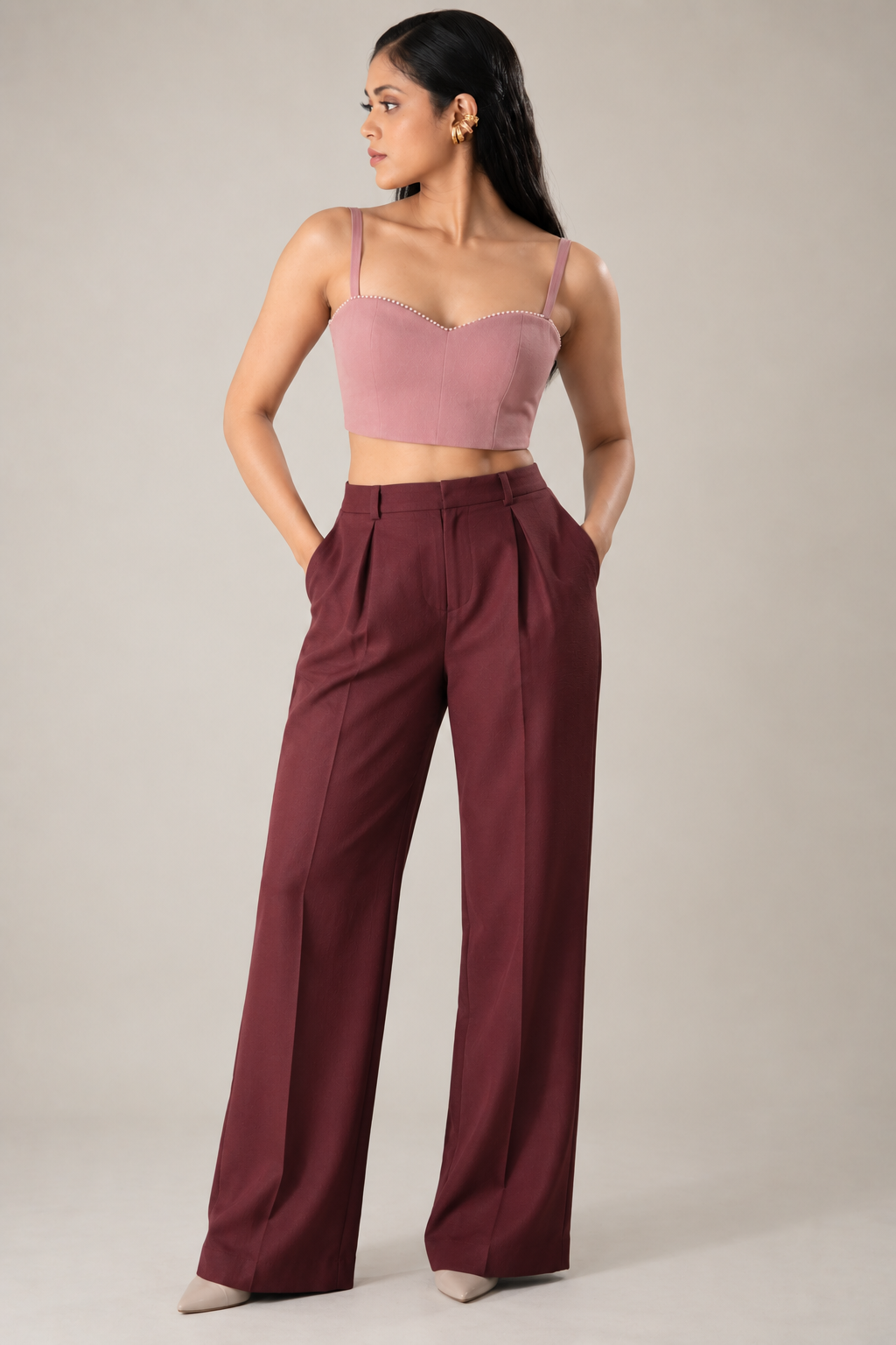 Bustier Corset – Trinitaria - Mauve