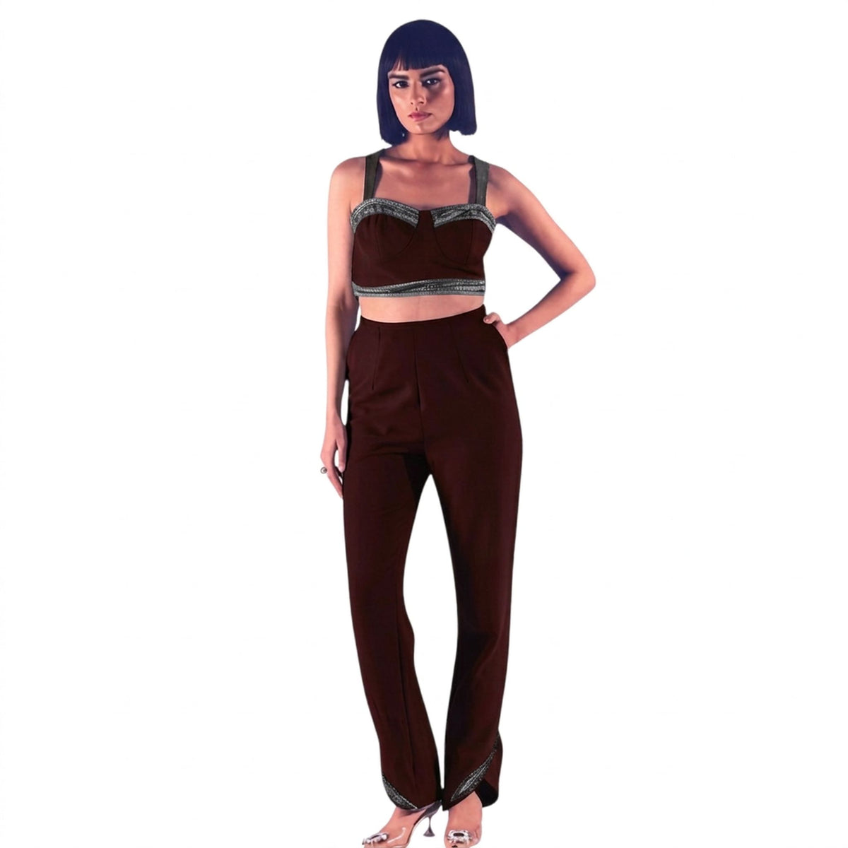 Structured Bustier Corset – Sukhmet - Wine