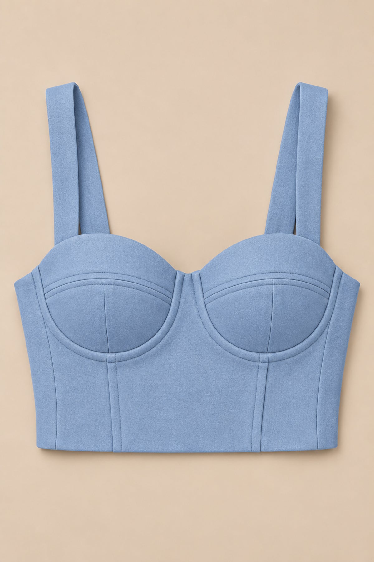 Sweetheart Neck Bustier – Opus - Faded Blue