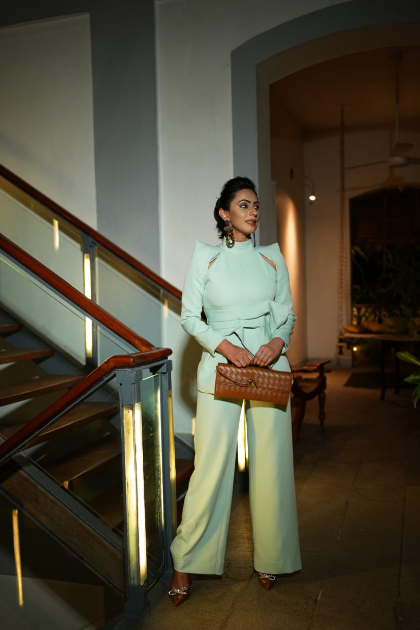 Embroidered Hem Wide-Leg Trousers – Enchanted Grove - Mint Green