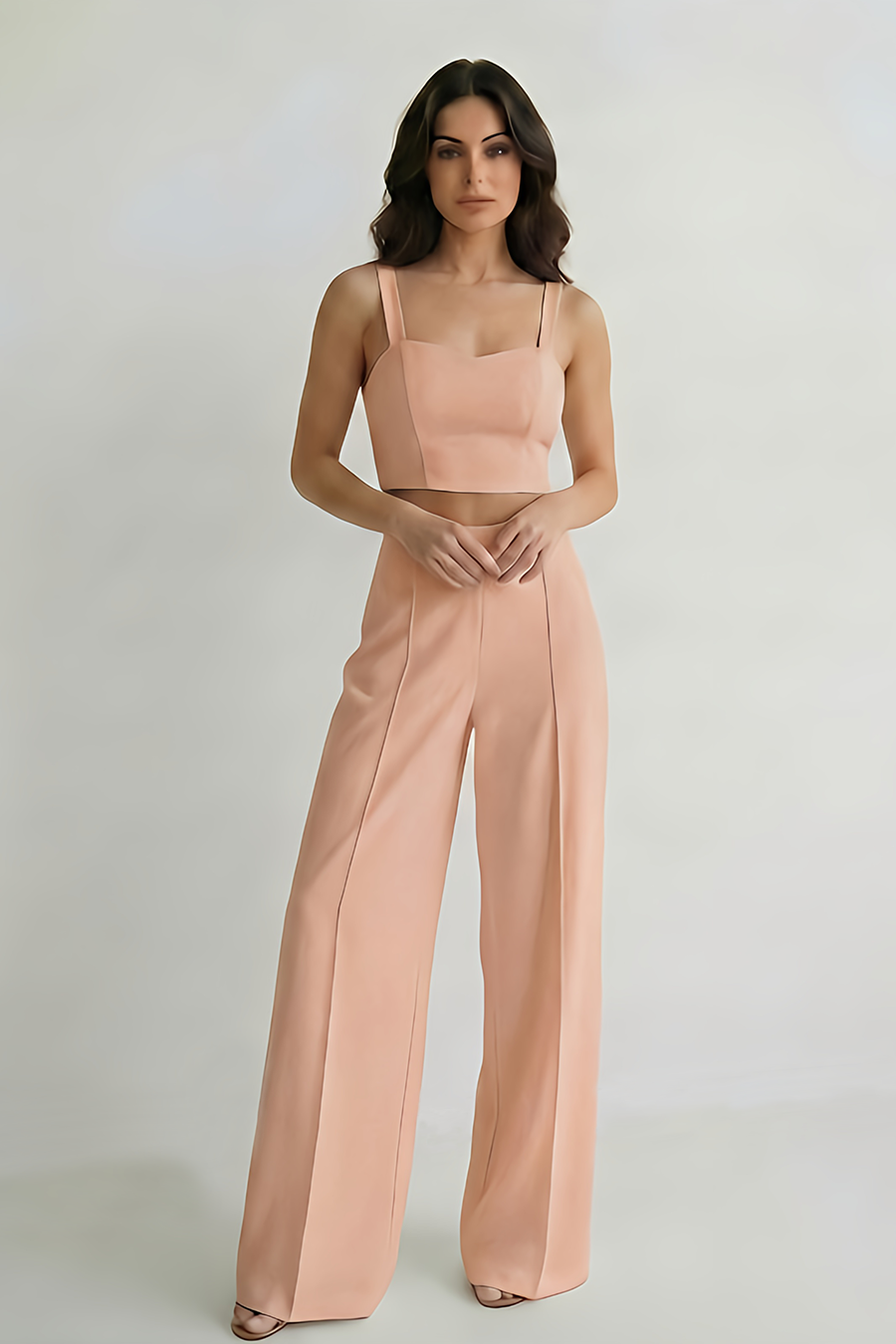 Sweetheart Neck Corset – Venusian Grace - Peach