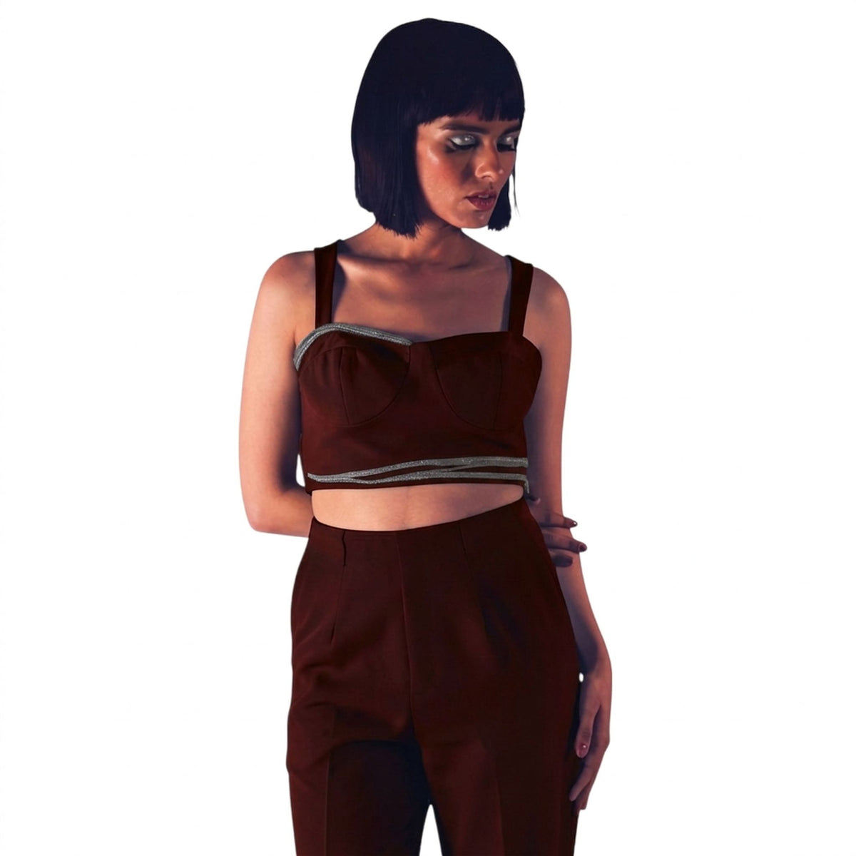 Structured Bustier Corset – Sukhmet - Wine
