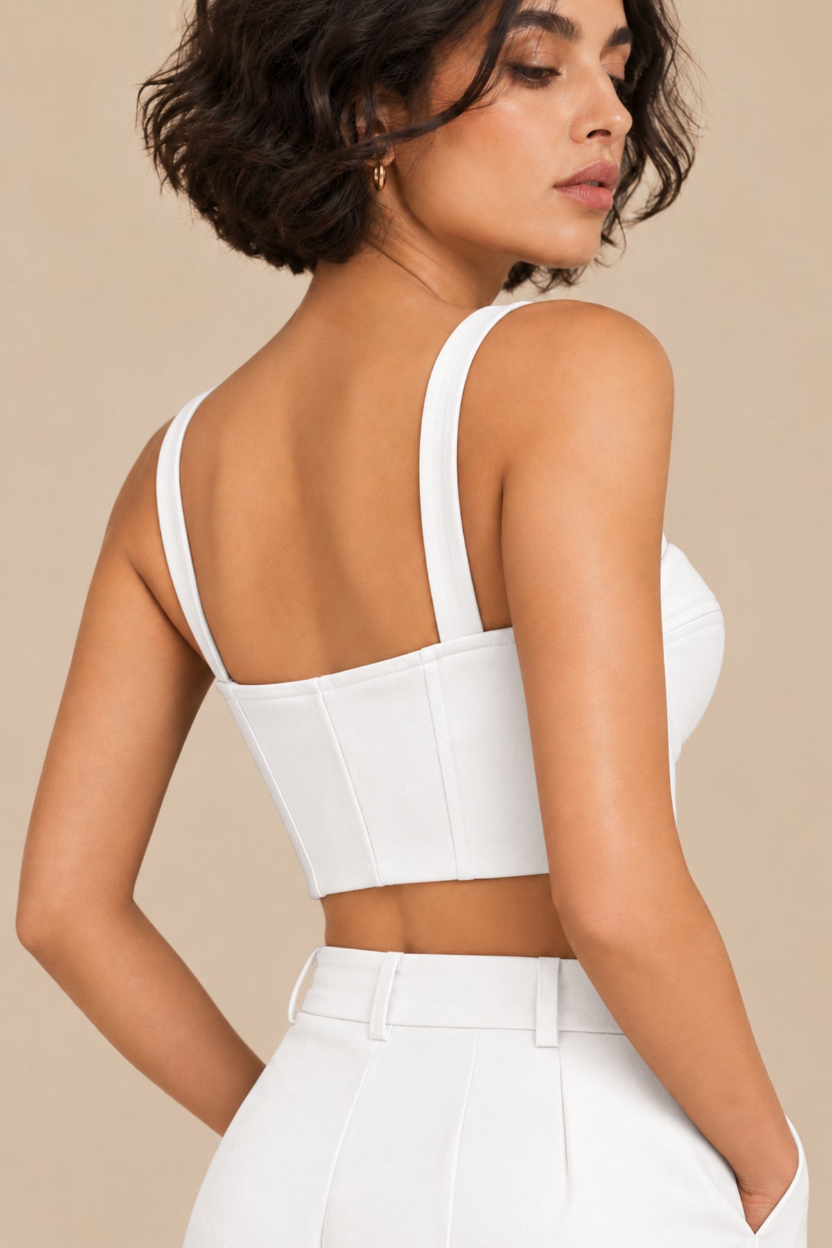 Sweetheart Neck Bustier – Opus - White