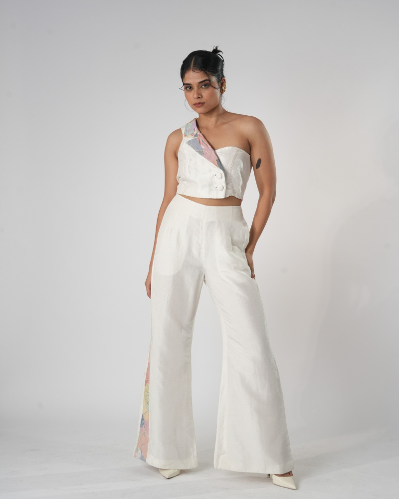 aurora asymmetrical bustier